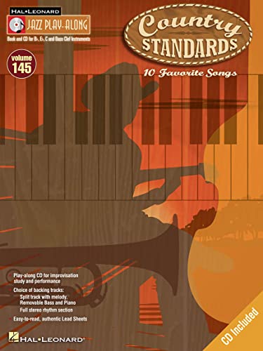 Jazz Play-Along Volume 145: Country Standards: Play-Along, CD für Instrument(e) in b (Jazz Play-along, 145, Band 145)