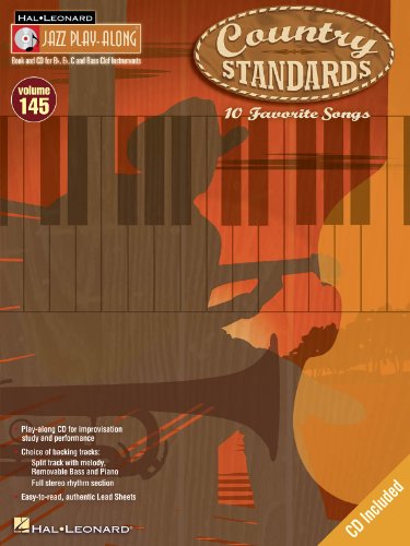 Jazz Play-Along Volume 145: Country Standards: Play-Along, CD für Instrument(e) in b (Jazz Play-along, 145, Band 145)