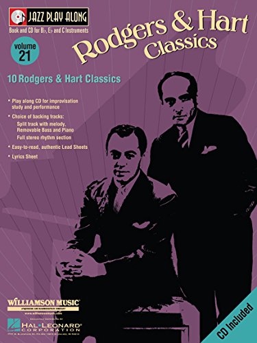 Jazz Play Along Volume 21: Rodgers And Hart Classics: Play-Along, CD für Ensemble (Jazz Play Along Ser, Band 21) von Hal Leonard