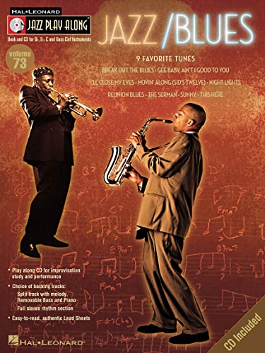 Jazz/Blues: Noten, CD für Instrument(e) (Hal Leonard Jazz Play Along Series, Band 73): 9 Favorite Tunes (Hal Leonard Jazz Play Along Series, 73, Band 73) von Music Sales