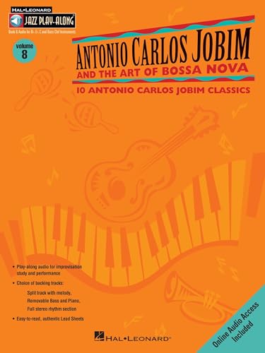 Jazz Play Along Volume 8 Antonio Carlos Jobim & Art Bossa Nova Bk/Cd: Play-Along, CD für Instrument(e): 10 Antonio Carlos Jobim Classics