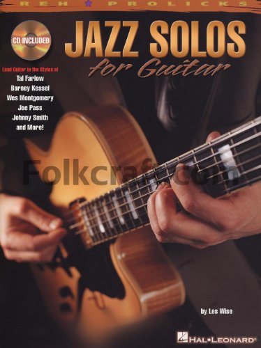 Reh Jazz Solos For Guitar (Book & CD): Noten, CD für Gitarre (REH Pro Licks) von HAL LEONARD