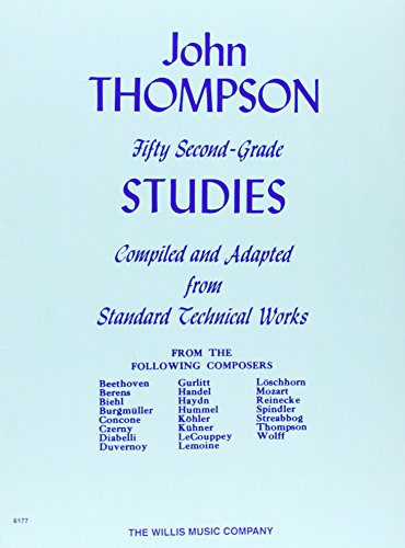 John Thompson'S Modern Course For Piano Fifty Second Grade Studies Pf