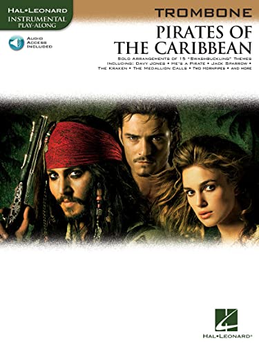 Klaus Badelt: Pirates Of The Caribbean -For Trombone- (Book & Online Audio): Noten, E-Bundle, Download (Audio) für Posaune (Hal Leonard Instrumental ... - from the Motion Picture Soundtrack