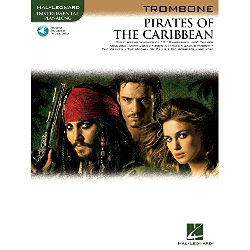 Klaus Badelt: Pirates Of The Caribbean -For Trombone- (Book & Online Audio): Noten, E-Bundle, Download (Audio) für Posaune (Hal Leonard Instrumental ... - from the Motion Picture Soundtrack