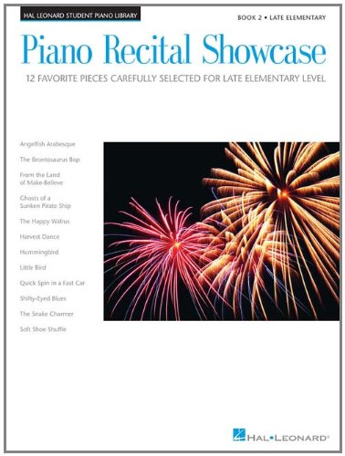 Late Elementary Level (Piano Recital Showcase - Book Two): Noten, Sammelband für Klavier (Hal Leonard Student Piano Library (Songbooks)) von Hal Leonard