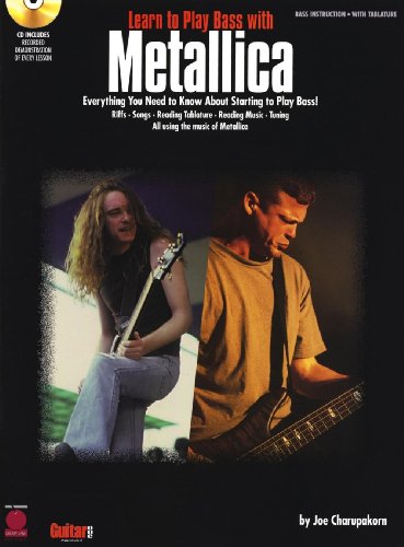 Metallica Learn To Play Bass With Book/CD (Book, CD): Noten, CD für Bass-Gitarre: Everything You Need to Know About Starting to Play Bass!