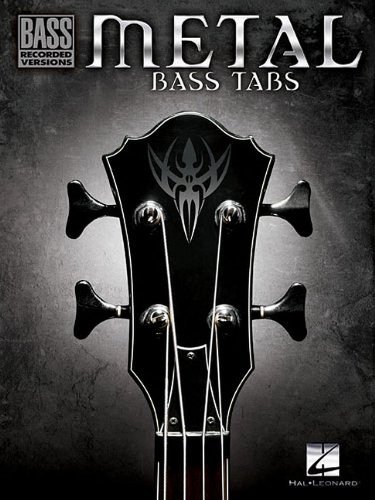 Metal Bass Tabs: Songbook für Bass-Gitarre (Bass Recorded Versions) von HAL LEONARD