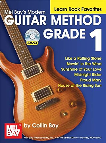Modern Guitar Method Grade 1 Learn Rock Favourites Guitar Book/DVD: Learn Rock Favorites Bk/DVD (Modern Guitar Method (Mel Bay))