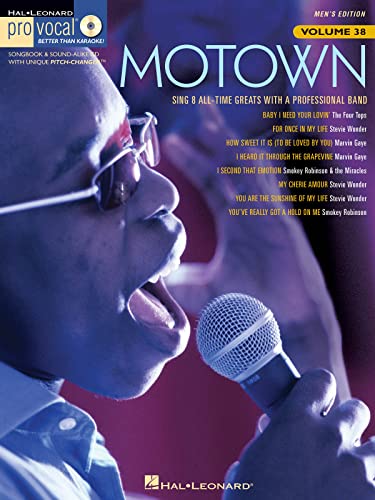 Motown: Noten, CD für Gesang (Hal Leonard Pro Vocal, Band 38): Pro Vocal Men's Edition Volume 38