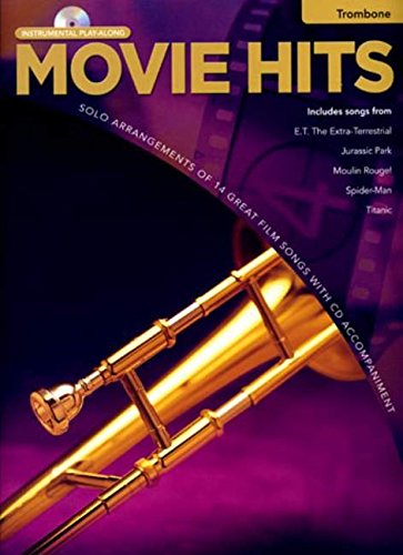 Movie Hits Instrumental Playalong Trombone Tbn Book/Cd
