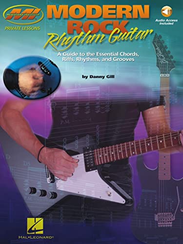 M. I. Modern Rock Rhythm Guitar (Book / CD): Noten, CD für Gitarre (Musicians Institute Private Lessons): A Guide to the Essential Chords, Riffs, Rhythms And Grooves von Musicians Institute Press