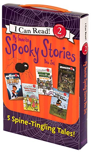 My Favorite Spooky Stories Box Set: 5 Silly, Not-Too-Scary Tales! A Halloween Book for Kids (I Can Read Level 2, Band 5)