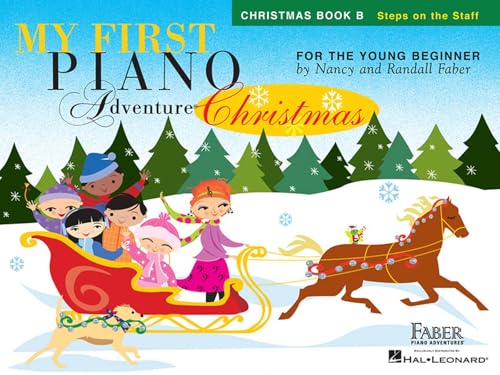 My First Piano Adventure - Christmas (Book B - Steps On The Staff): Lehrmaterial für Klavier