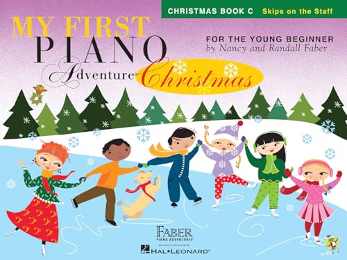My First Piano Adventure - Christmas (Book C - Skips On The Staff): Lehrmaterial für Klavier: Christmas Book C: Skips on the Staff: For the Young Beginner