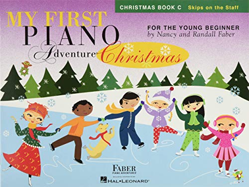 My First Piano Adventure - Christmas (Book C - Skips On The Staff): Lehrmaterial für Klavier: Christmas Book C: Skips on the Staff: For the Young Beginner