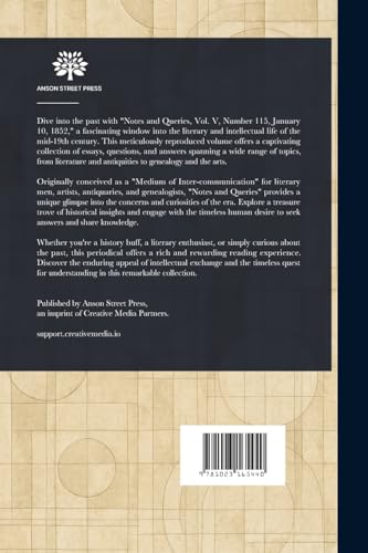 Notes and Queries Notes and Queries von Anson Street Press