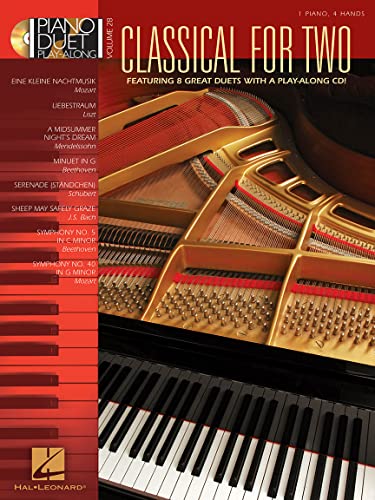 Piano Duet Play Along Volume 28 Classical For Two Pfduet Book/Cd