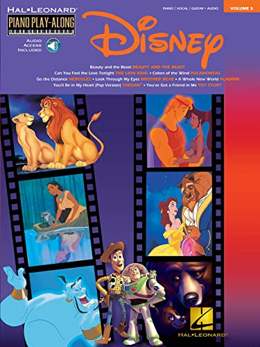 Piano Play Along Volume 5 Disney Pvg Bk/Cd: Noten, Bundle, CD für Gesang, Klavier (Gitarre) (Hal Leonard Piano Play-Along)