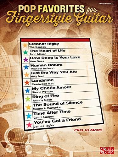 Pop Favorites For Fingerstyle Guitar: Songbook für Gitarre: Songbook Gitarre (Standardnotation und TAB) von Cherry Lane Music Company