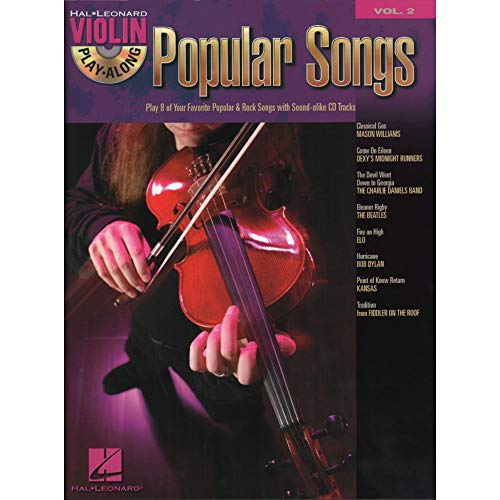 Popular Songs: Noten, CD für Violine (Hal Leonard Violin Play Along)