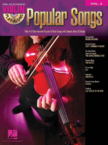 Popular Songs: Noten, CD für Violine (Hal Leonard Violin Play Along)