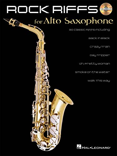 Rock Riffs Alto Saxophone BK/CD: Instrumental Play-Along