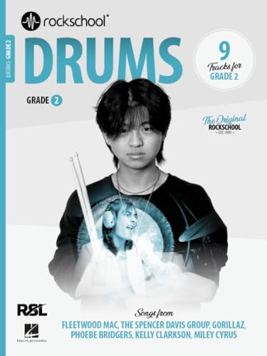 Rockschool Drums Grade 2 (2024). Enthält Online-Audio von Rockschool