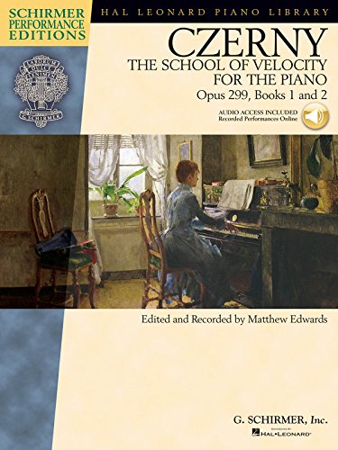 Schirmer Performance Ed Czerny School Velocity Op.299 BK 1&2 Piano BK/CD (Schirmer Performance Editions): With a Cd of Performances