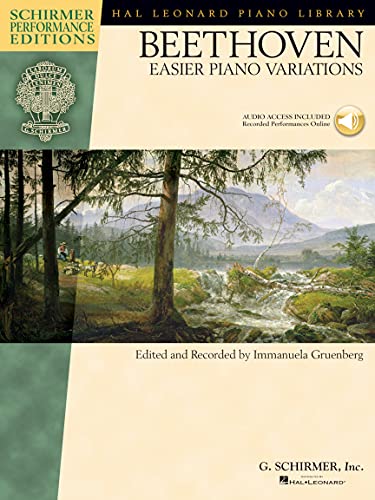 Schirmer Performance Edtn Beethoven Easier Piano Variations Piano BK/CD (Schirmer Performance Editions): With Access to Online Audio of Performances von Hal Leonard