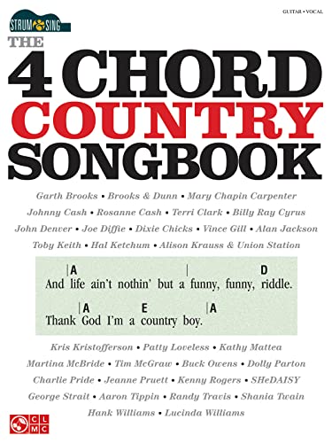 Strum & Sing: The 4 Chord Country Songbook: Noten, CD für Gitarre: Guitar / Vocal