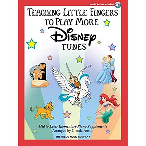 Teaching Little Fingers To Play More Disney Tunes Piano BK/CD: Mid to Later Elementary Piano Supplements with Audio Online Teaching Little Fingers To Play More Disney Tunes Piano BK/CD: Mid to Later Elementary Piano Supplements with Audio Online von Willis Music