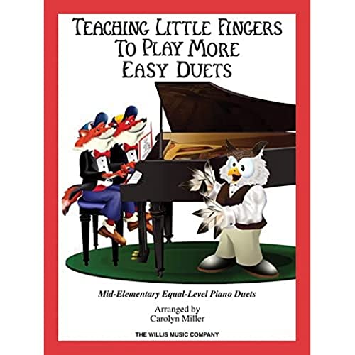 Teaching Little Fingers To Play More Easy Duets: Noten, Lehrmaterial, Sammelband für Klavier (2): Mid-Elementary Equal-Level Piano Duets