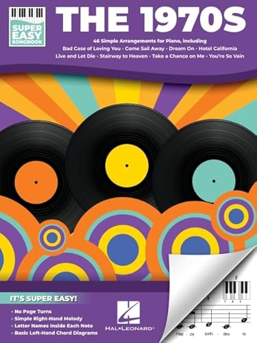 The 1970s - Super Easy Songbook. Gesang mit Klavier. The 1970s - Super Easy Songbook. Gesang mit Klavier. von Hal Leonard