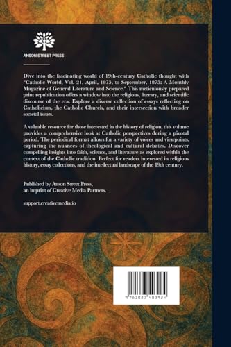 The Catholic World The Catholic World von Anson Street Press