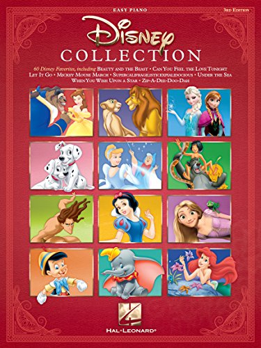Disney Collection: Easy Piano - Revised/Updated -For Piano, Voice & Guitar-: Songbook für Klavier (Easy Piano Series): Best Loved Songs from Disney Movies, Television Shows and Theme Parks von HAL LEONARD