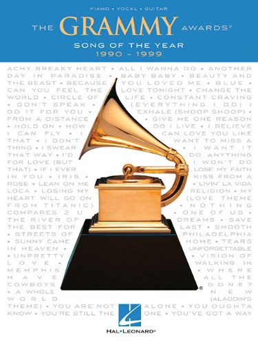 The Grammy Awards: Song Of The Year 1990-1999: Songbook für Klavier, Gesang, Gitarre von HAL LEONARD