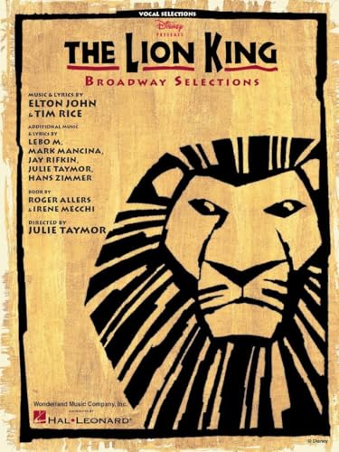 Disney Lion King Broadway Selections Revised Pvg: Noten für Gesang, Klavier, Gitarre von HAL LEONARD