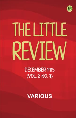 The Little Review, December 1915 (Vol. 2, No. 9) von Zinc Read