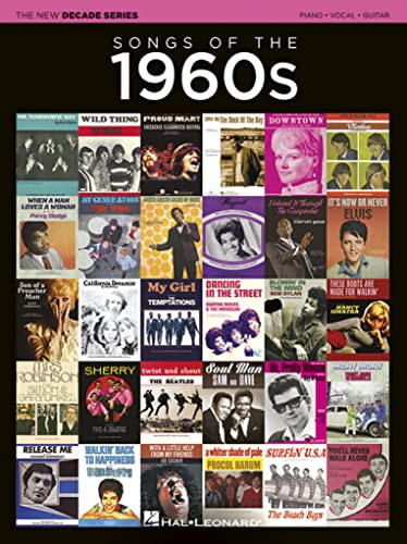 The New Decade Series: Songs of the 1960s. Klavier, Gesang, Gitarre (Songbooks). von Hal Leonard