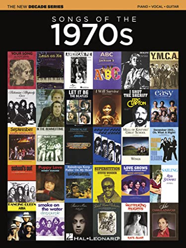 The New Decade Series: Songs of the 1970s. Klavier, Gesang, Gitarre (Songbooks).