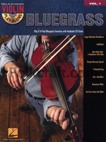Violin Play-Along Volume 1: Bluegrass Vln Book/Cd: Play-Along, CD für Violine (Hal Leonard Violin Play-along)