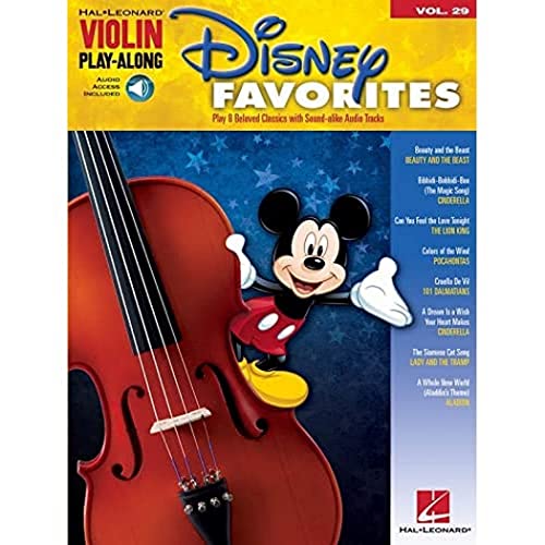 Violin Play-Along Volume 29: Disney Favorites: Play-Along, CD für Violine (Hal Leonard Violin Play-along, Band 29): Violin Play-Along: Volume 29 - 8 Favorites