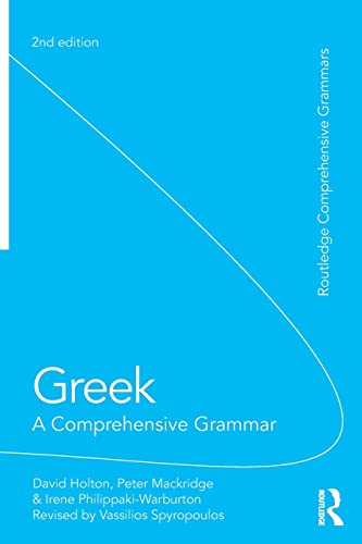 Greek A Comprehensive Grammar (Comprehensive Grammars) von Routledge