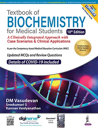 Textbook of Biochemistry for Medical Students von Jaypee Brothers Medical Publishers