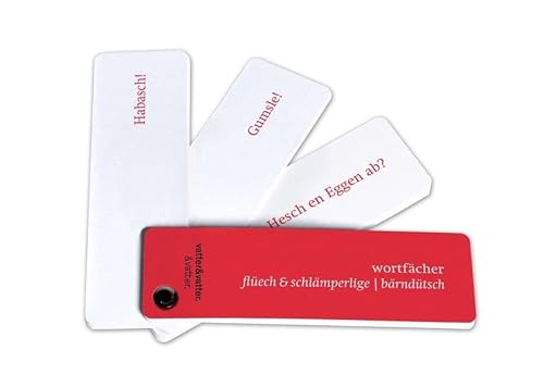 Wortfächer Berndeutsch "Flüech & Schlämperlige": 52 Flüche und Schimpfwörter in berndeutscher Mundart
