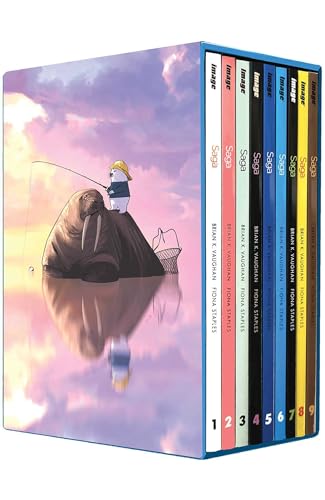 Saga Box Set: Volumes 1-9: With an Exclusive Limited Edition Set of Nine Cover Prints von Image Comics