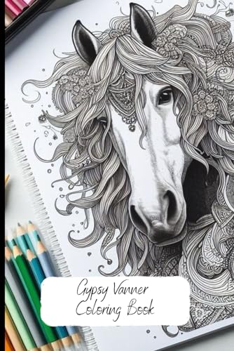 Gypsy Vanner Coloring Book