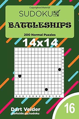 Sudoku Battleships - 200 Normal Puzzles 14x14 (Volume 16)
