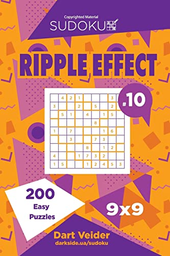 Sudoku Ripple Effect - 200 Easy Puzzles 9x9 (Volume 10)